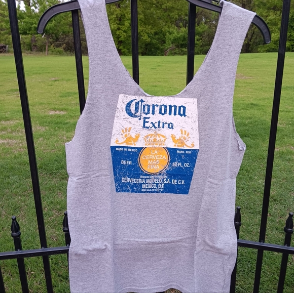 Corona Distressed Tank - Picture 1 of 3